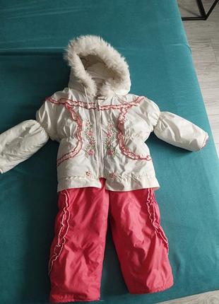 Комбез конверт зимний на овчине от 74до 86