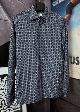 Чоловіча сорочка eton в чорному кольорі