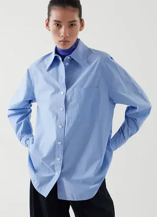 Рубашка женская cos oversized long sleeve shirt