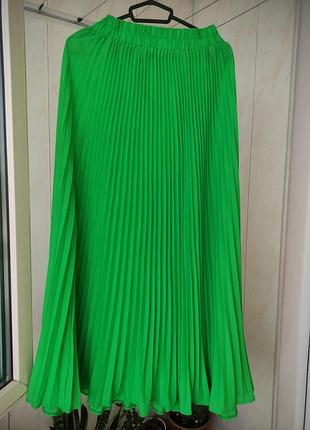 Юбка горфе макси в пол