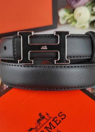 Кожаный женский ремень гермес
