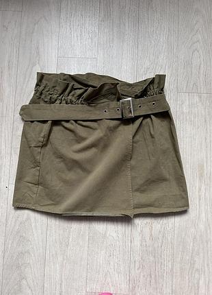 Юбка хаки на запах