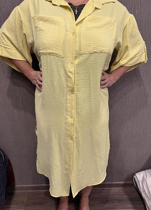 Вільне плаття-рубашка л-хл