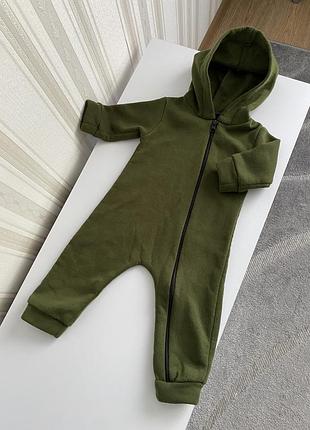 Теплий ромпер, комбінезон 6-9 місяців
