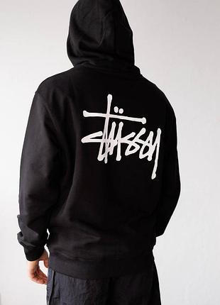 Худі stussy black модель: #art0228 6