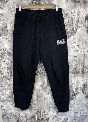 Emporio armani чоловічі спортивні штани чорні розмір с-м