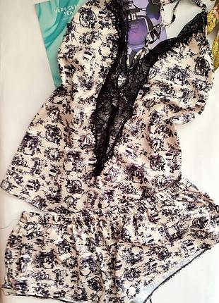 Атласная пижама m l 40 42 12 14 ann summers