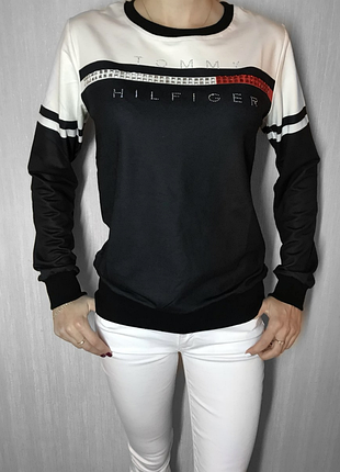 Свитшот женский в стиле tommy hilfiger