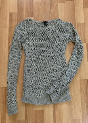 Свитер вязаный, сетка mango