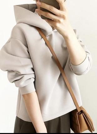 ⚜️❤️uniqlo женская свободная термохуди !оригинал