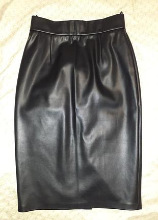 Кожаная юбка
