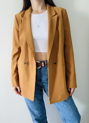 Гірчичний піджак s-m