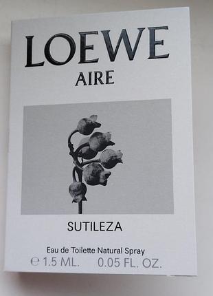 Туалетна вода  loewe aire sutileza
