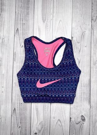 Женский спортивный топ nike solid pro яркий розовый сетка топик для зала тренировок