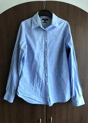 Рубашка хлопковая оригинал tommy hilfiger
