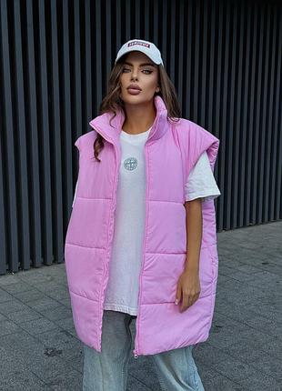 🕊new 🙌🏻 new 🕊
жилетка 
ⲙⲟⲇⲉⲗь: 282
ⲣⲟⳅⲙіⲣ: s-l
ⲕⲟⲗьⲟⲣ: черный; молоко; розовый
ⲧⲕⲁⲏυⲏⲁ: плащевка эмми 
наполнитель: силикон 250