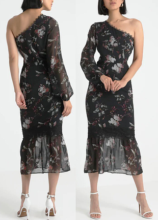 Распродажа платье hope &amp; ivy меди на одно плечо