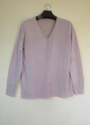 Легкий базовий бежевий жіночий кардиган від basic