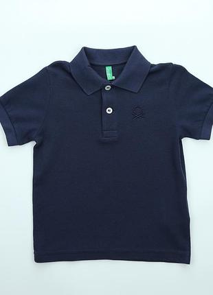 Футболка поло benetton для хлопчика на зріст 98 см