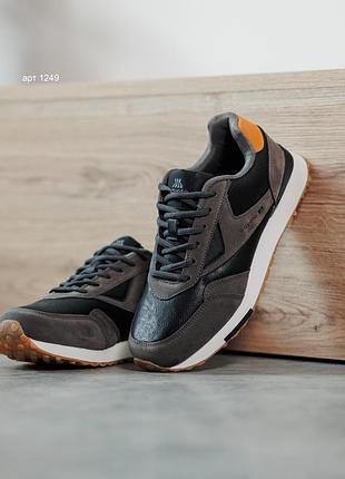 Кросівки чоловічі 42-44 bayota classic step dark / кроссовки мужские