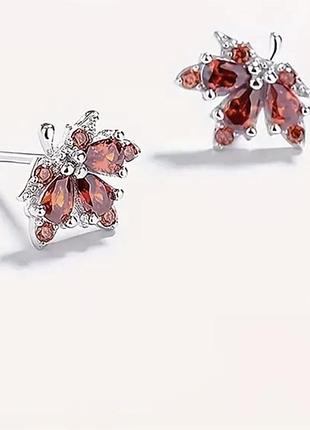 🌿 сережки з срібла 925 “листочок” 🌿