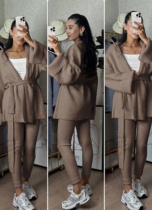 Кардіган і лосіни ангора