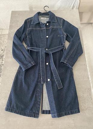 Джинсовий тренч, розмір s-xs