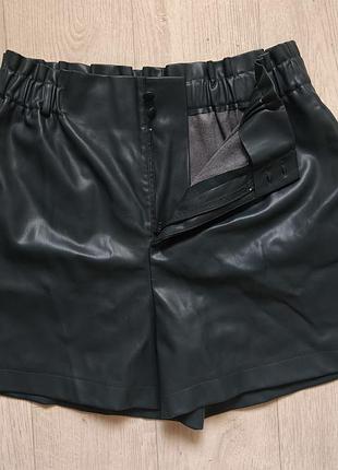 Primark женские шорты эко кожа заменитель мини зелени