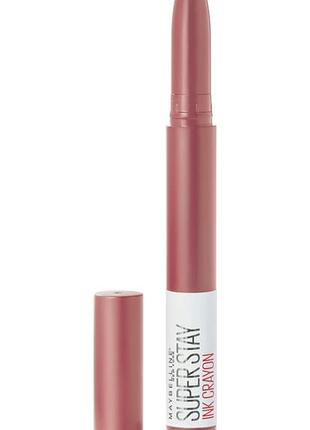 Помада для губ maybelline new york super stay ink crayon 100
