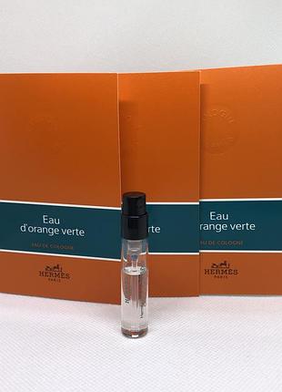 Оригінал пробник одеколон hermes eau d'orange verte