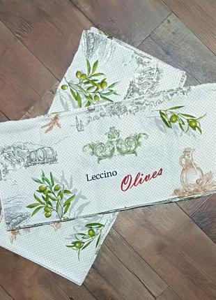 Полотенце льняное "оливия" салфетка рушник