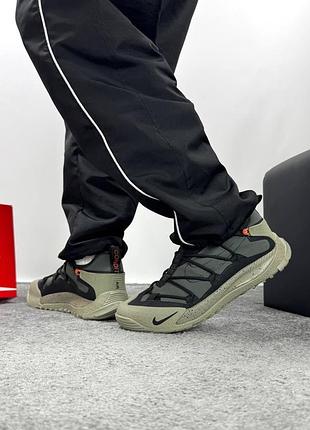 Кросівки  nike acg terra antarktik low khaki black 👕 кроси кросовки найк