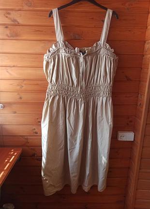 Красивое платье в стиле прованс из натуральной ткани р.20