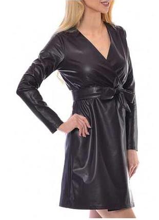 Фірмова сукня із єко шкіра в ідеалі!!!