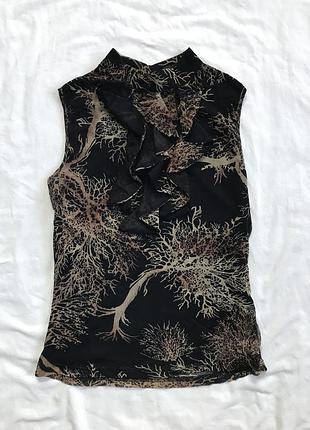 Тренд горло гольф без рукавів стиль джапанді сітка