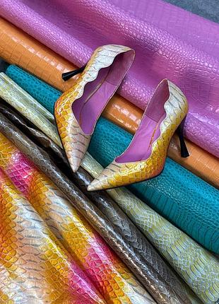 Туфли в эксклюзивной коже