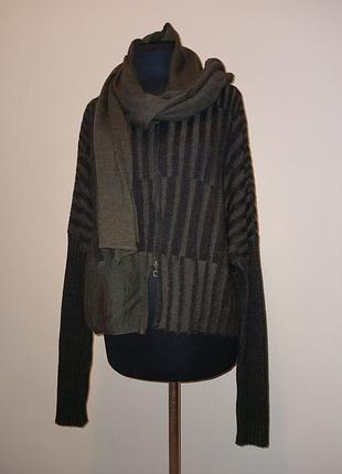 Дизайнерский асимметричный кардиган от sarah pacini