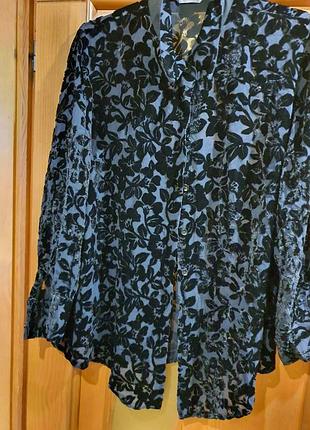 Блузка бархатная женская
 30%шелк
70%вискоза