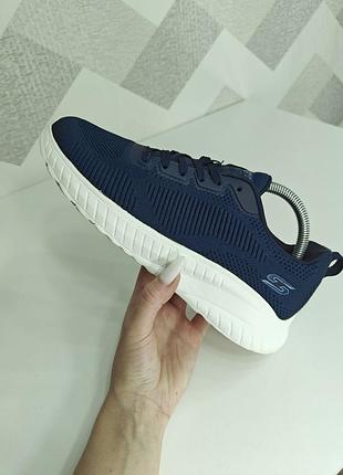 Кросівки сині скечерс skechers bobs унісекс жіночі чоловічі