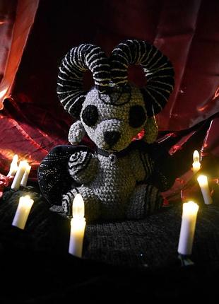 Большой плюшевый экологичный бафомет