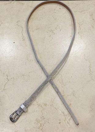 Ремень серебряный