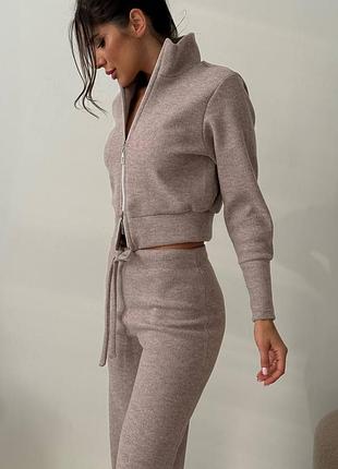 Культовый ангоровый связаный костюм 😍 (черный, беж, серый)