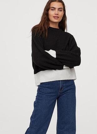 Вʼязаний джемпер светр h & m oversize