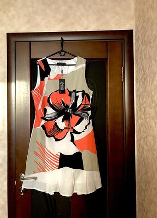 Красивейшее платье новое с этикеткой хлопок бренд