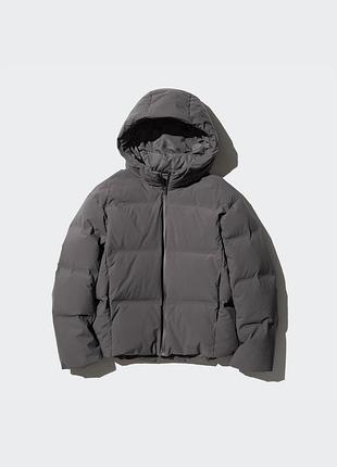 Пуховик зима безшовний uniqlo унікло