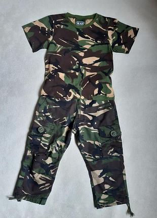 Комплект камуфляжного  дитячого одягу 3-4р військова дитяча форма