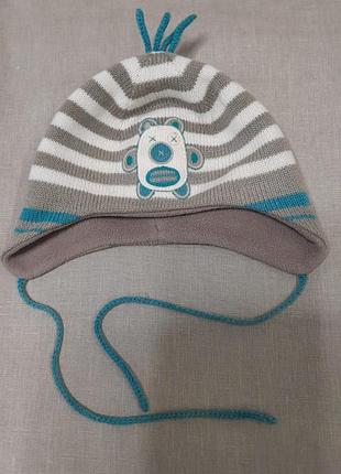 Осiння шапка 6-12 мic