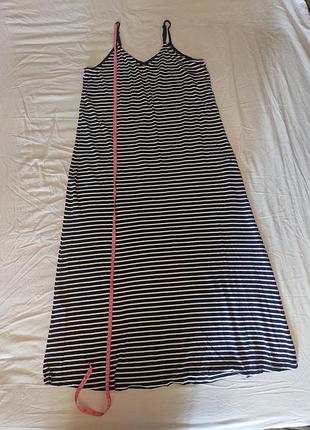 Женский сарафан в полоску 52 размер.