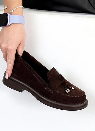 Лофери натуральна замша 9