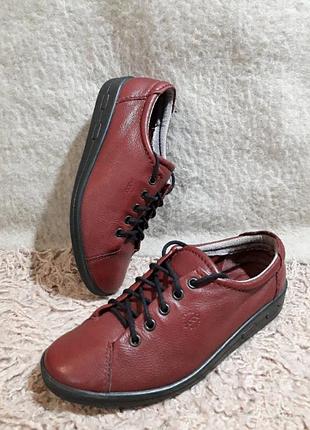 Кожаные кеды ecco, 37 размер